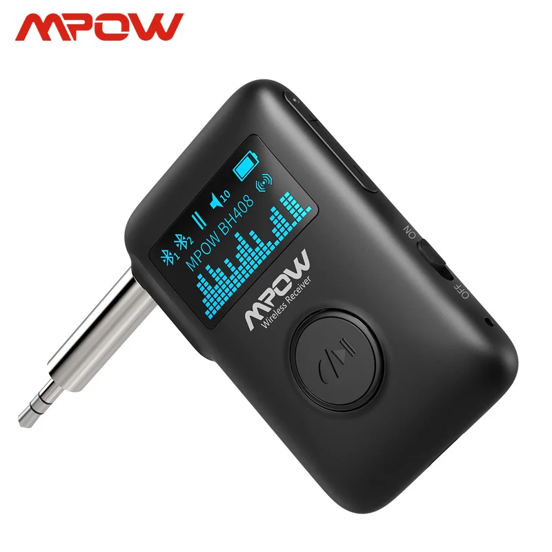 Mpow BH408 Bluetooth 5.0 Wireless Audio Music Receiver With OLED