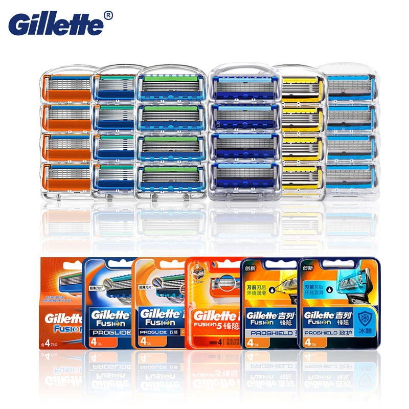 

Gillette Fusion 5 Proglide Proshield Replaceable Razor Blade Safety Razor Blades Shaving Cassettes For Mens Manual Shaving