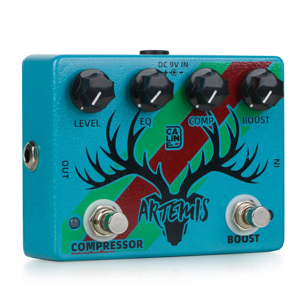 

Caline DCP-01 Tremolo, синтезирующая педаль Artemis, компрессор, усилительная педаль для гитары, аксессуары, двойная гитарная педаль