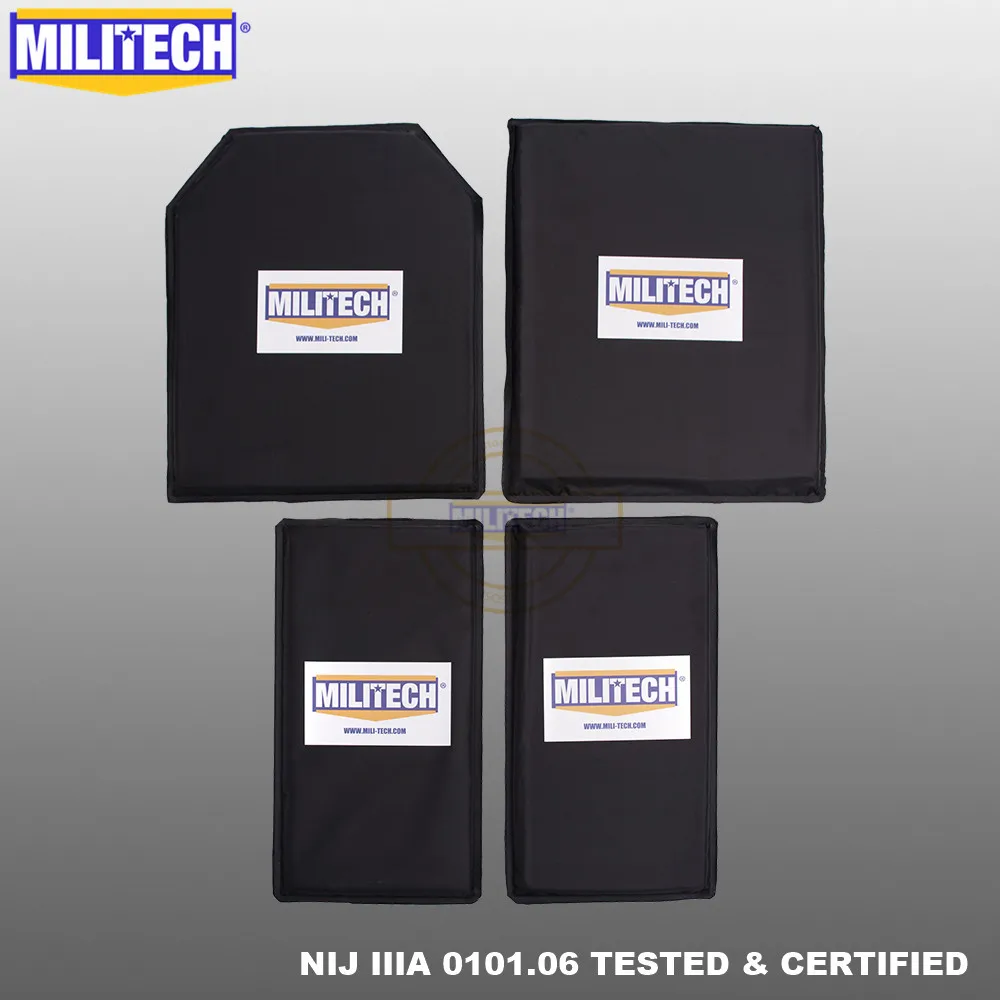 MILITECH 10x12 STC& SC и 6x12 пар арамидная баллистическая панель пуленепробиваемая пластина мягкий пояс боковая Броня NIJ Lvl IIIA 3A