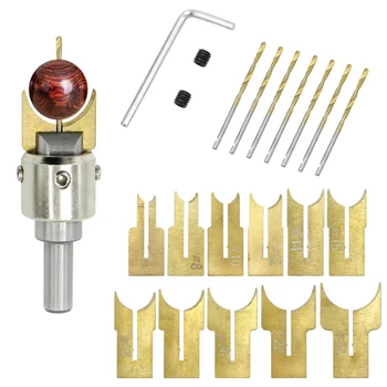 

13Pcs Carbide Ball Blade Woodworking Milling Cutter Molding Tool Beads Router Bit Drills Bit Set For DIY Woodworking Tools