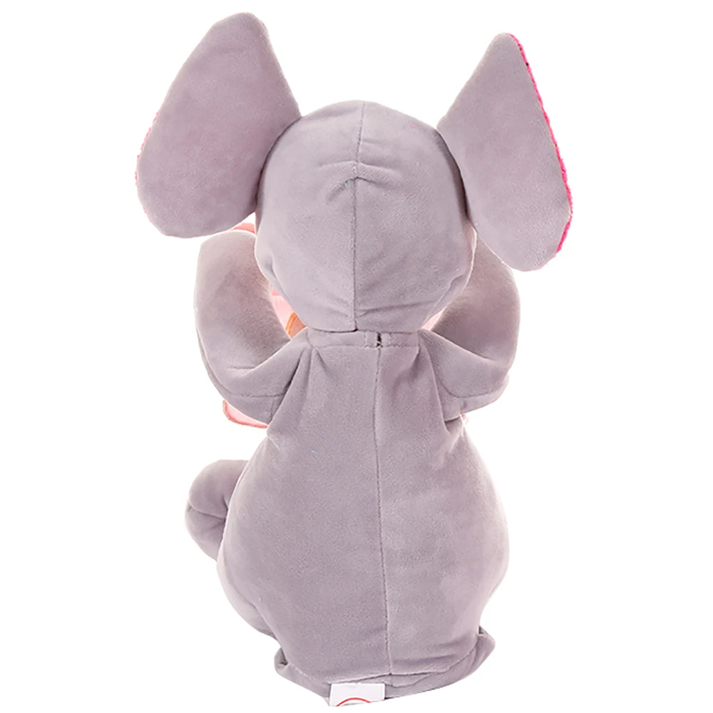 30CM  Plush Dolls Peek A Boo Baby Face Toy Play Hide-and-Seek Soft Slicone Bebe Toys Eletric