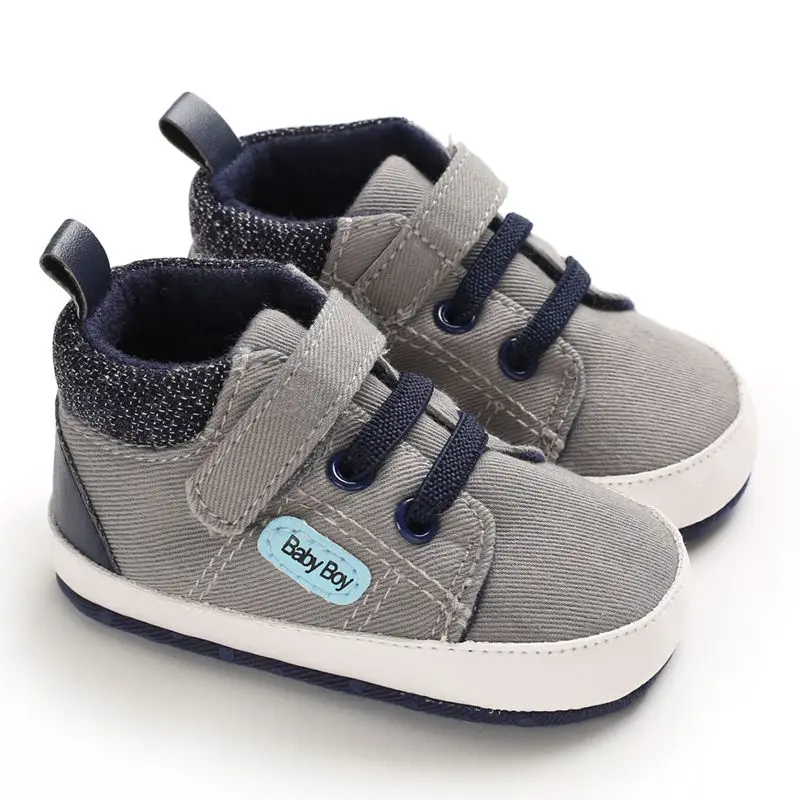 

Male Baby Soft Sole of Shoes First walkers Baby Shoes Newborns Toddler Crib Sneakers Skid-Proof Shoes