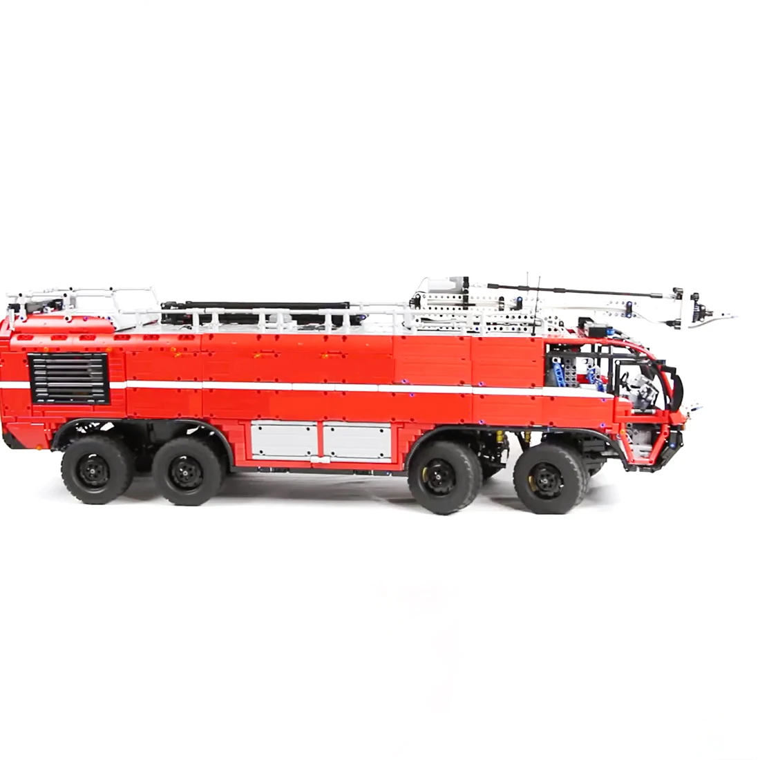 

7177Pcs MOC Large Scale Engineering Vehicle Model Rescue Truck DIY Building Blocks Toy Gift - Static/Dynamic Version Red