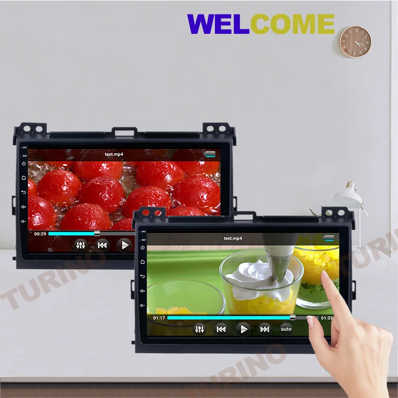 TURINO DSP 4G + WI FI IPS 9 дюймов автомобиля Радио DVD мультимедийный проигрыватель