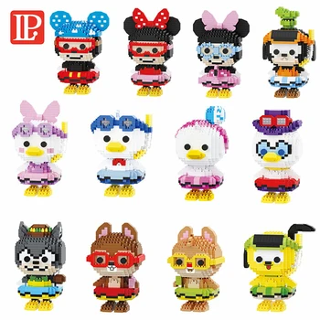 

Disney Series Diamond Blocks Micro Mickey Mouse Chip Dale Donald Duck Goofy Mini Building Bricks Figures Toys For Children
