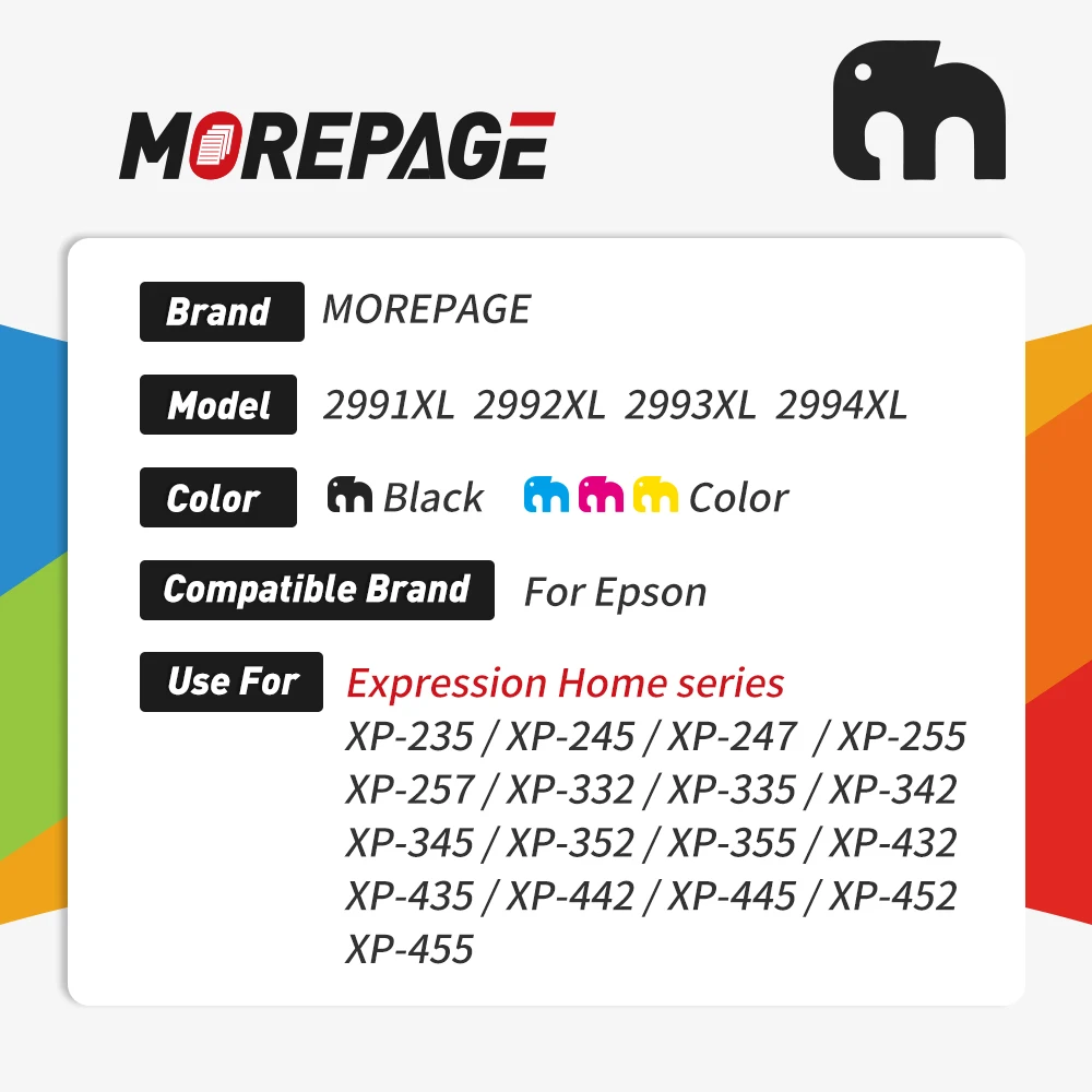 Compatible T2991 29 29XL Ink Cartridge EPSON XP 235 245 332 335 432 435 247 442 345 255 257 352 355 452 455 Printer printer supplies inkjet ink cartridge ink cartridge