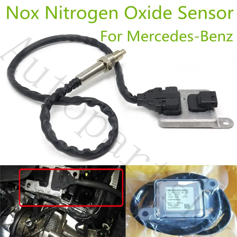 A0009053603 NOx(оксид азота) датчик для Mercedes-Benz W205 W166 CLA350 GLE350 GLE400 ML350 OEM 5WK96683D A0009052900