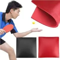 

Portable Red Black Rubber Game Gym Table Tennis Pad Sleeve Ping Pong Racket Sport Gadget Table Tennis Rubber Outdoor