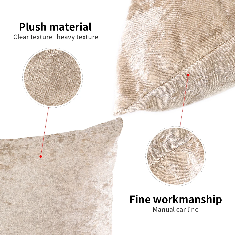 Наволочка 45*45 бархатная наволочка для подушки бросайте декоративная подушка