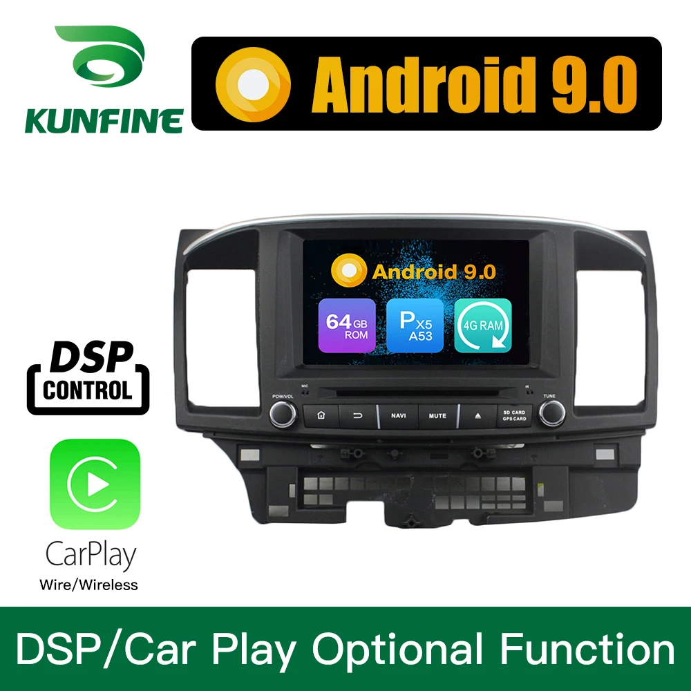

Android 9.0 Octa Core 4GB RAM 64GB ROM Car DVD GPS Navigation Multimedia Player Car Stereo for Mitsubishi Lancer 2014 2015 Radio