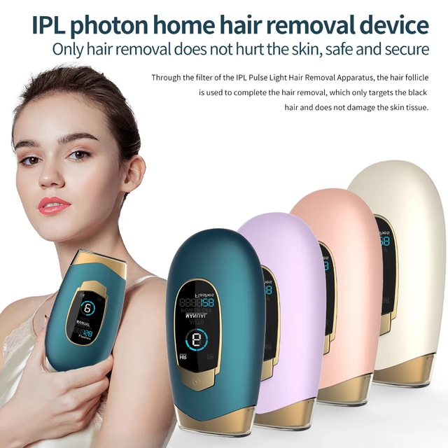 Depiladora profesional permanente IPL para mujer, máquina de depilación  láser, foto eléctrica, indolora, 999999 - AliExpress