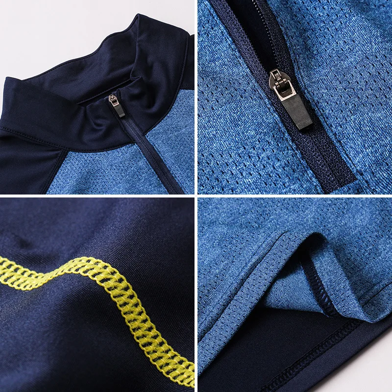 Fanceey High Collar Winter Thermal Underwear Men Long Johns Men Rashgard Shirt Leggings Warm Sport Compression Underwear Thermo 5