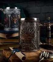 Игра престолов Железный Трон Танкард из нержавеющей стали смолы чашки семь царств 3D средневековая пивная кружка меч