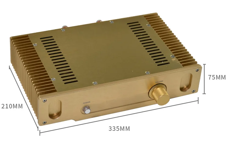 Модернизированная версия капота 1969 18 Вт+ 18 Вт позолоченный hifi усилитель класса enthusiast
