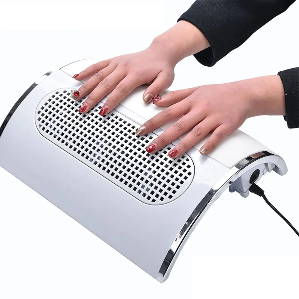 Портативный Профессиональный инструмент для ногтей, 40 Вт, три вентилятора для ногтей, пылесос для ногтей, пылесос для ногтей