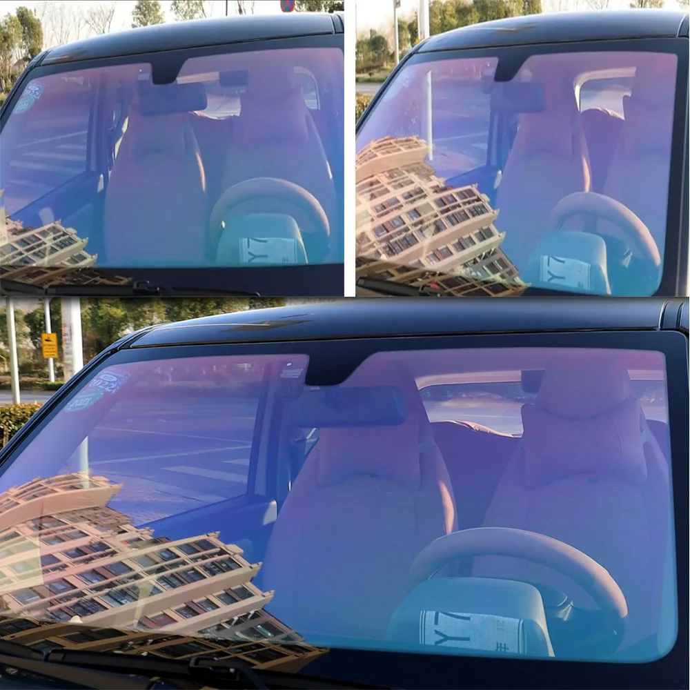 Solar Reflective Tint Film Glass Privacy Car Window Glass Sun Shade Heat Sticker 