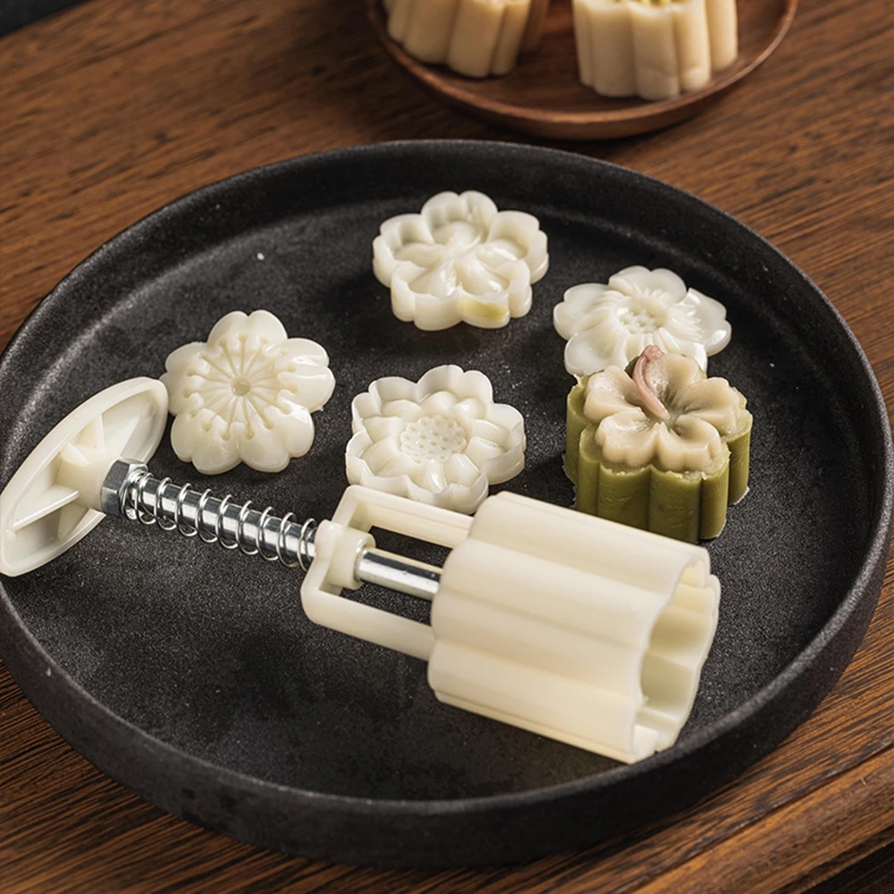 Ma'amoul Oriental Pastry Mould Flower Form for Baking Kitchen Accessories Bakery Molds Moon Cake Cookie Stamp Mooncake Mold