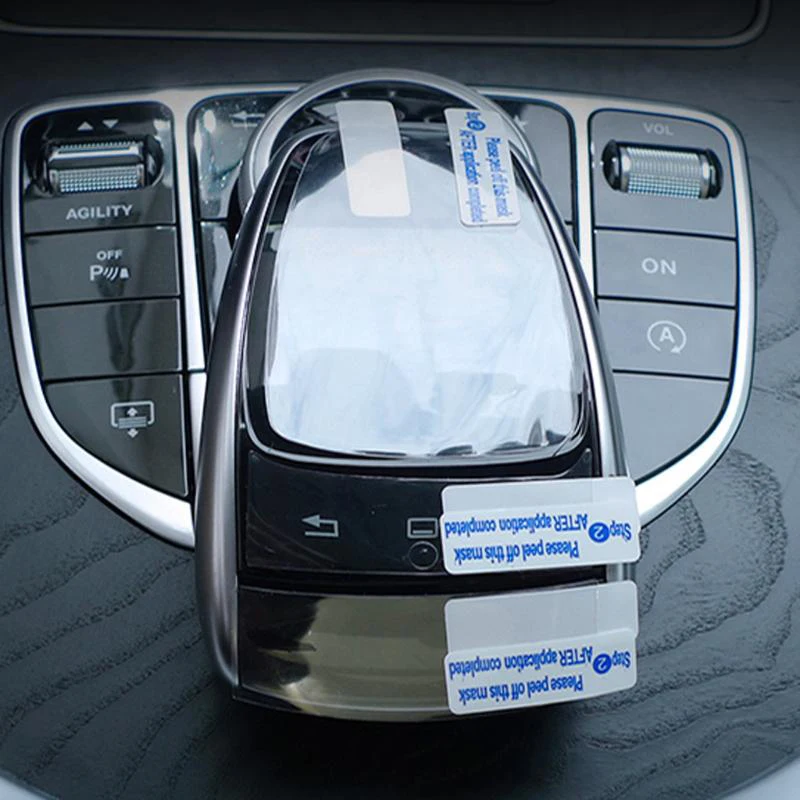 

Car Center Control Mouse Knob Protective Film Sticker For Mercedes-Benzs AMG GLC GLE E CLA GLA W205 W211 W213 Car Accessories