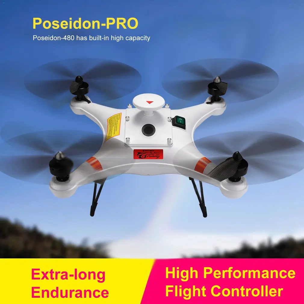 Poseidon-PRO рыболовный Дрон FPV gps беспилотная камера д/у с 1080P камерой с 40A ESC рыболовные пусковые водонепроницаемые дроны Квадрокоптер