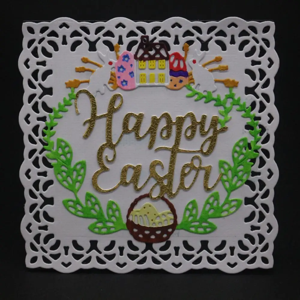 

AZSG happy Birthday Cutting Dies for DIY Scrapbooking dies Decoretive Embossing Stencial DIY Decoative Card die cutter