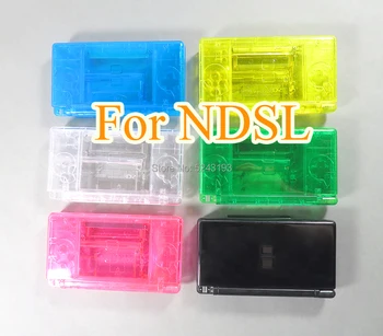 

20sets Clear Housing case with buttons kit for NDSL Case Shell full set Replacement Housing Shell Case Cover For Nintend DS Lite