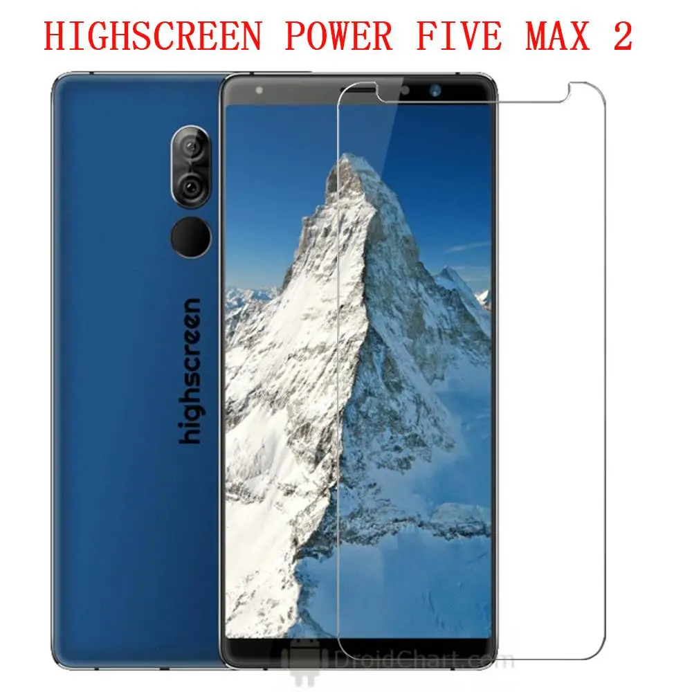 Smartphone Tempered Glass for Highscreen Power Five Max 2 MAX2 5.99" Explosion-proof Protective Film Screen Protector cover afbeelding