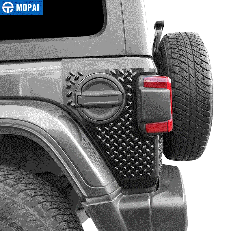 MOPAI Car Stickers for Jeep Wrangler JL Car Rear Taillight Tail Light Lamp Guard Cover for Jeep Wrangler JL 2018+ Accessories