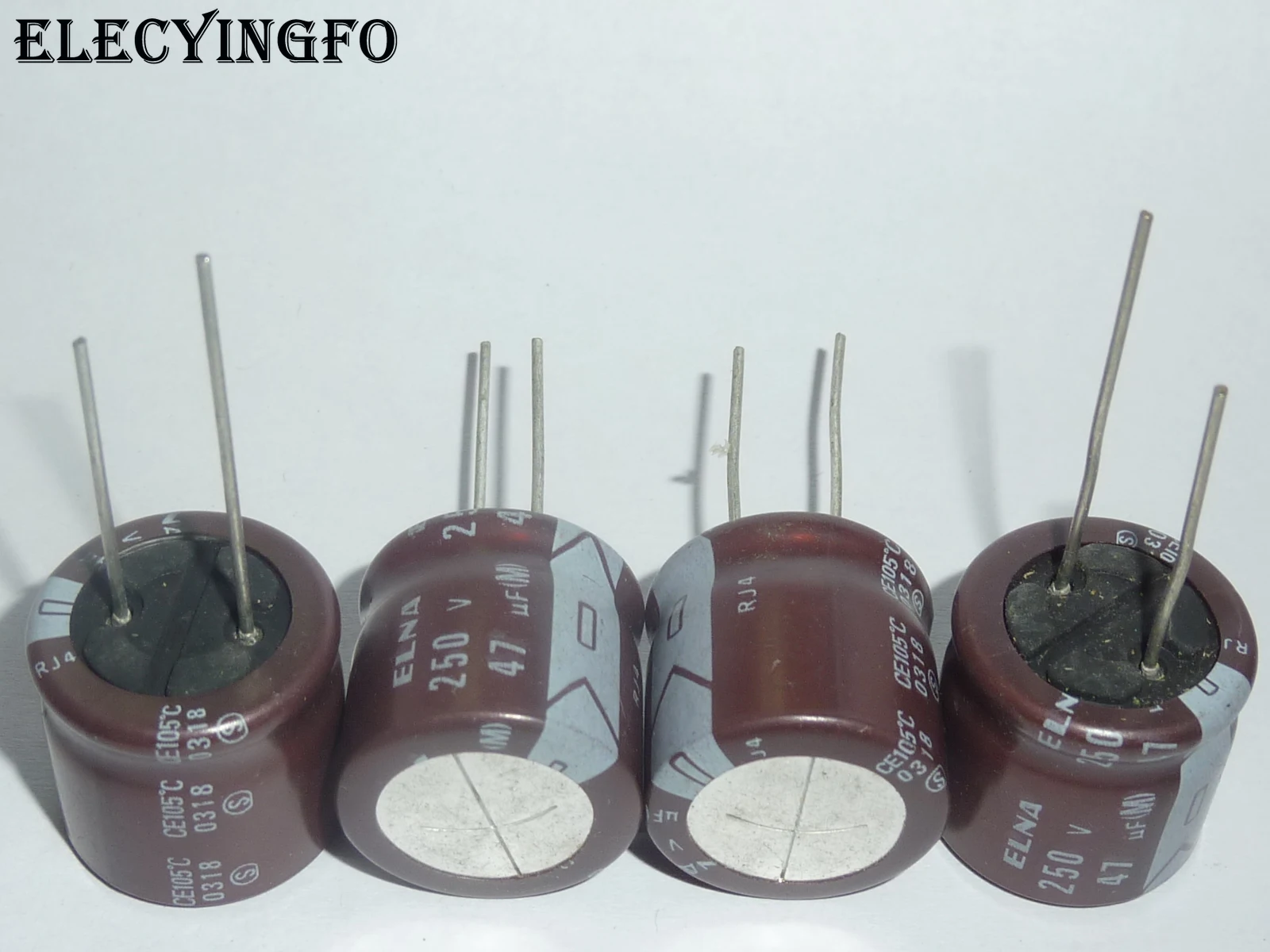 

10pcs 47uF 250V47UF Japan ELNA RJ4 Series 18x18mm 250V47uF Audio capacitor