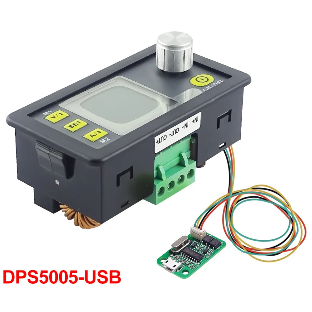 

DPS5005 Regulator Home Voltage Convert Communication Version Power Supply Module LCD Display High Accuracy Key Locking Step Down