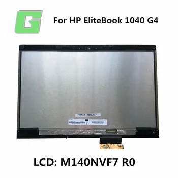 

14.0''LCD LED Touch Screen Digitizer Assembly M140NVF7 R0 Fit For HP EliteBook 1040 G4 Laptop Lcd Assembly P/N:936980-N31