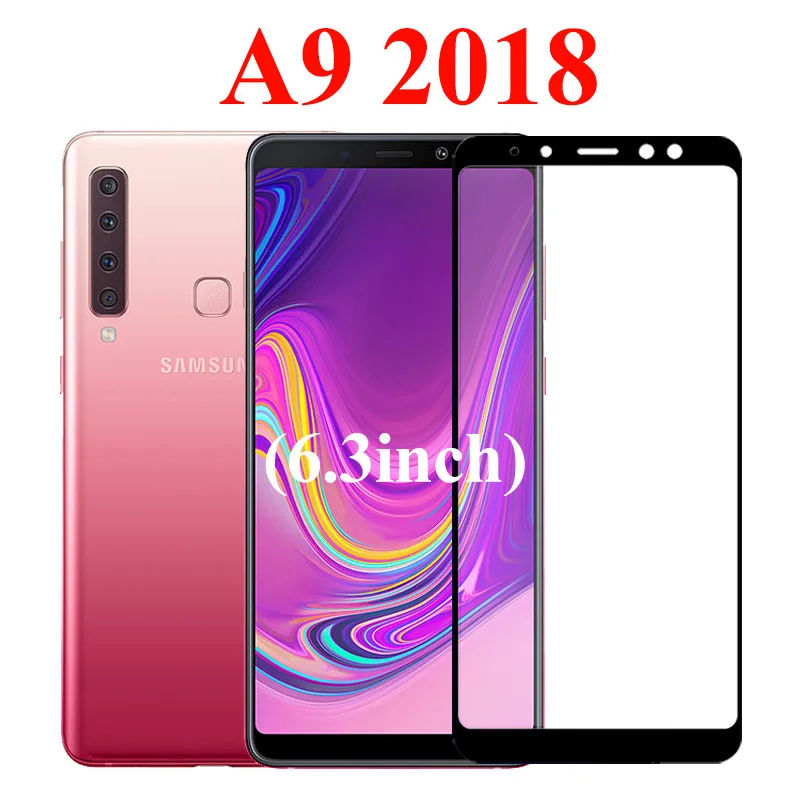 Защитное стекло для samsung galaxy a5 a6 a7 a8 a9 защита экрана samsun galax a 5 6 7 8 9 закаленное защитное покрытие samsyng лист - Цвет: A9 2018