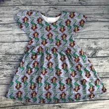 Новая весенне-летняя эксклюзивная Одежда для маленьких девочек в школу платье с воздушными шариками Хлопковое платье с пышными рукавами длина до колена