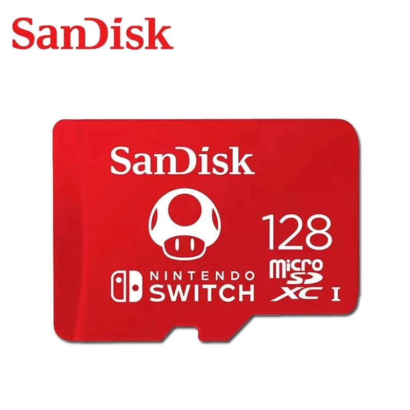 sony memory card 100%original SanDisk New style 128GB 64GB 256GB micro SDXC UHS-I memory cards for Nintendo Switch TF card with adapter 16gb micro sd card