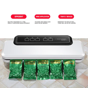 

Household Food Vacuum Sealer Packaging Machine Film Sealer Vacuum Packer US EU Plug Commercial Vacuum Food Sealing