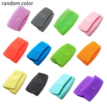 Твердая домашняя кухонная сковорода Ручка Рукоятка инструменты изоляция горшок держатель рукав силиконовый анти ожоги износостойкий защитный практичный