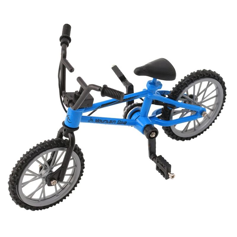 Палец сплава велосипед модель мини MTB BMX Односкоростной велосипед мальчики игрушка креативный подарок для игры Y4QA