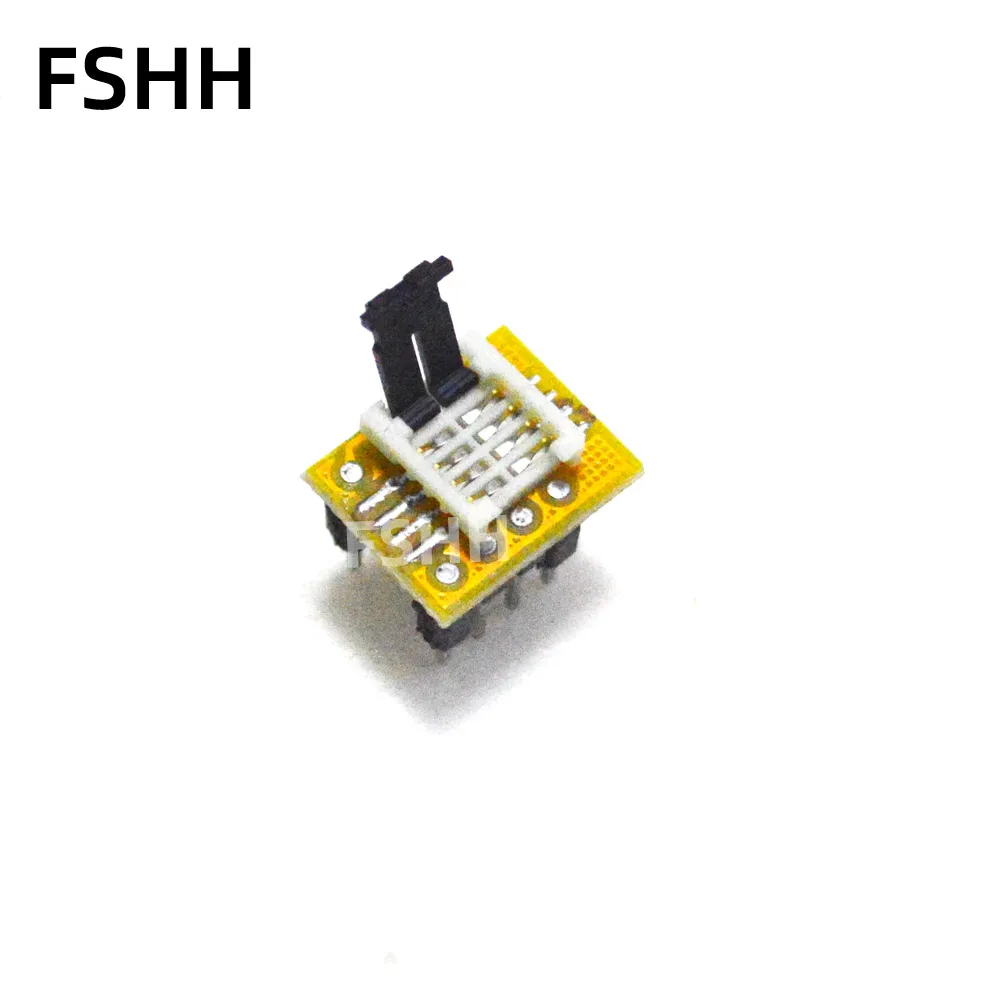 Mini Adaptador de Soquete Qfn8 para Dip8 Adaptador de Programador Qfn8 Wson8 Dfn8 Mlf8 Vfnd8 5*6 mm Tomada de 1.27 mm Peças e Computadores Industriais - Imagem 4