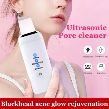 

Professional Ultrasonic Facial Skin Scrubber Ion Deep Face Cleaning Peeling Rechargeable Skin Care Device Beauty Instrument 2019