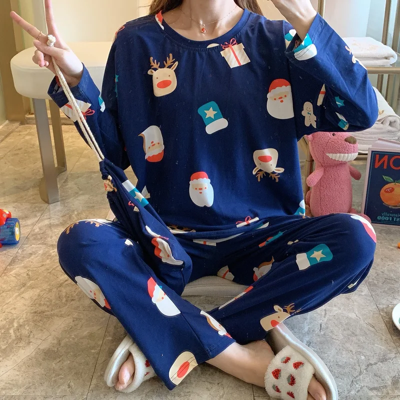 

[YX #2321 #-2324 # Collection] Wechat Business Hot Selling Three-piece Set Cloth Bag INS-Style Sweet Pajamas Tracksuit