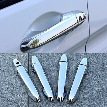 

ABS Chrome Door Handle Cover Trim 8pcs For Honda City 2014 2015 2016