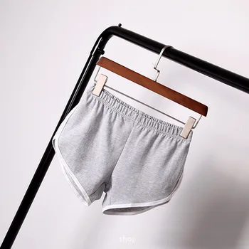 

2020New fitness leisure stretch ladies shorts women's sports running shorts yoga beach pants white