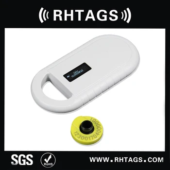 

FDX-B Tag OLED Display Microchip Animal Chip Reader ID Portable Handheld USB 134.2Khz Dog Cat Decoder Rechargeable Pet Scanner