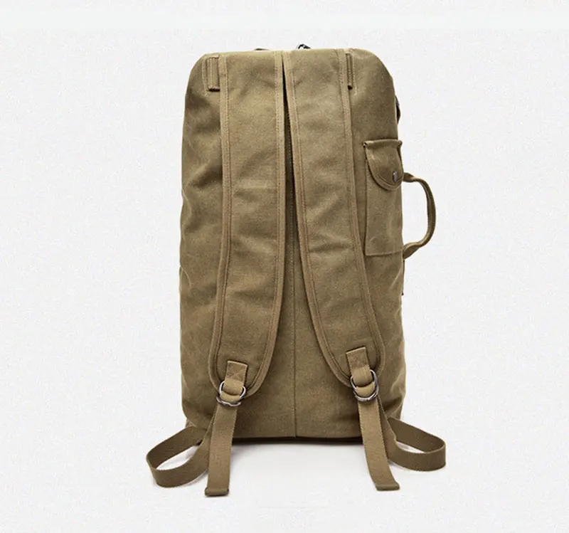 Men's Luggage Canvas Bag Large Capacity Camping Backpack Large Roomy Mountaineering Backpack Best Quality Outdoor Luggage Bag