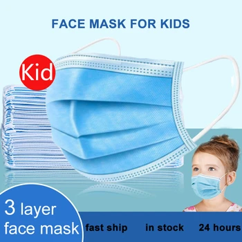 

Kid Disposable Mask Anti Flu Somg Dust Haze Anti Pollution Mask Breathable Soft Face Mouth Mask For Child Kids Disposable Mask