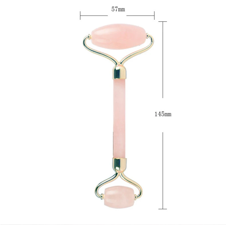 Silvery stents KCONYD с фабрики Высокое качество натуральный роллер-розовый кварц-прямые руки-цинк цветы стенты - Цвет: Silvery stents