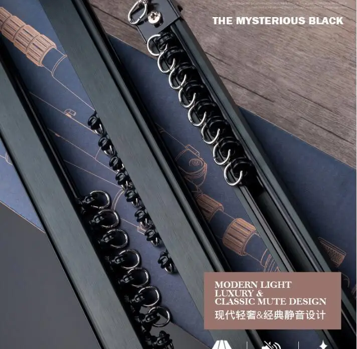 Черная гладкая и тихая подшипник Толстая алюминиевая направляющая для занавесок