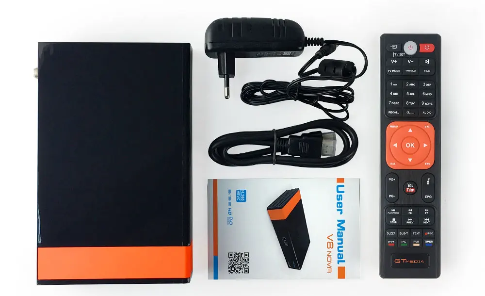 GTMedia V8 Nova DVB-S2 спутниковый ресивер с 1 год Европа Cccam Испания же как V9 Супер Обновление от Freesat V8 супер DVB S2