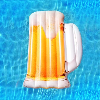 

Inflatable Swimming Pool Water Floating Row Floating Bed Leisure Inflatable Lounge Chair Air Bed Swimming Equipment Beer Glass