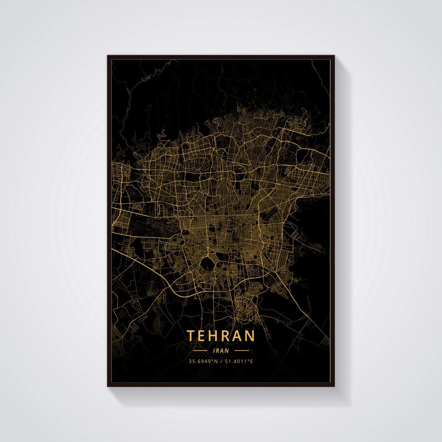 Tehran Иран плакат